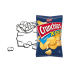Crisps - Lorenz X-cut Crunch Chips Salted