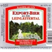 Brauerei OTT - Export aus dem Leinleitertal Brauerei OTT - Export aus dem Leinleitertal
